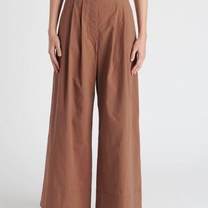 Rachel Comey Coxsone High Waist Cotton Trouser Pants Sienna Size 10 NWT